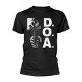 Schwarz - Front - D.O.A. - "Talk Action" T-Shirt für Herren-Damen Unisex