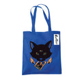 Blau - Front - Tobe Fonseca - Tragetasche "Cat Tarot Death"