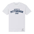 Weiß - Front - University Of Pittsburgh - "1787" T-Shirt Rundhalsausschnitt für Herren-Damen Unisex
