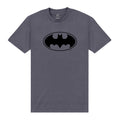 Holzkohle - Front - Batman - T-Shirt Logo für Herren-Damen Unisex
