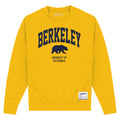 Gold - Front - UC Berkeley - Sweatshirt für Herren-Damen Unisex