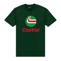 Dunkelgrün - Front - Castrol - T-Shirt für Herren-Damen Unisex