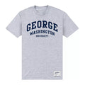 Grau meliert - Front - George Washington University - T-Shirt für Herren-Damen Unisex