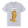 Grau meliert - Front - Garfield - "Never Wrong" T-Shirt für Herren-Damen Unisex