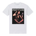 Weiß - Front - Penthouse - "1977" T-Shirt für Herren-Damen Unisex