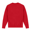 Rot - Back - Garfield - Sweatshirt für Herren-Damen Unisex