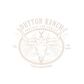 Schwarz - Side - Yellowstone - "Dutton Ranch" T-Shirt für Herren-Damen Unisex
