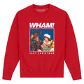 Rot - Front - Wham - "Last Christmas" Sweatshirt für Herren-Damen Unisex