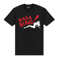 Schwarz - Front - The Sopranos - "Badabing!" T-Shirt für Herren-Damen Unisex