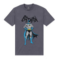 Holzkohle - Front - Batman - T-Shirt für Herren-Damen Unisex