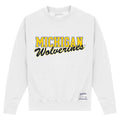Weiß - Front - Michigan Wolverines - Sweatshirt für Herren-Damen Unisex