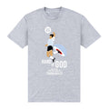 Grau meliert - Front - Subbuteo - "Hand Of God" T-Shirt für Herren-Damen Unisex