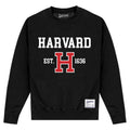 Schwarz - Front - Harvard University - "Est 1636" Sweatshirt für Herren-Damen Unisex