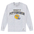 Grau meliert - Front - University Of Pittsburgh - Sweatshirt für Herren-Damen Unisex