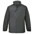 Grau - Front - Portwest - Softshelljacke für Herren