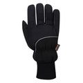 Schwarz - Back - Portwest - Herren-Damen Unisex Handschuhe für Kühlhäuser "A751 Apacha", Leder