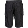 Schwarz - Back - Portwest - "Combat" Shorts für Herren