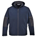 Marineblau - Front - Portwest - Softshelljacke mit Kapuze für Herren