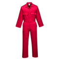 Rot - Front - Portwest - "Euro" Overall für Herren-Damen Unisex - Arbeit