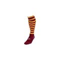 Weinrot-Knallrot - Front - Precision - "Pro" Fußballsocken für Herren-Damen Unisex