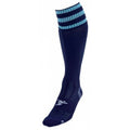 Marineblau-Himmelblau - Front - Precision Unisex Pro Fußballsocken für Erwachsene