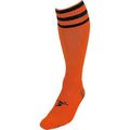 Orange-Schwarz - Front - Precision Unisex Pro Fußballsocken für Erwachsene