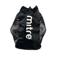 Schwarz-Weiß - Front - Mitre - Fußballtasche, 12 Bälle