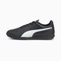 Schwarz-Weiß - Lifestyle - Puma - Herren Kunstrasen Turnschuhe "King Hero 21 TT", Leder