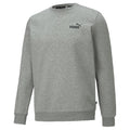 Grau meliert - Front - Puma - "ESS" Sweatshirt für Herren