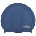 Königsblau - Front - SwimTech Unisex Silikon-Badekappe für Erwachsene