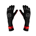 Schwarz-Rot - Front - Zone3 - Herren-Damen Unisex Schwimm-Handschuhe
