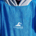 Blau-Grau - Back - SwimTech - Poncho für Kinder