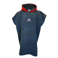 Grau-Rot - Front - SwimTech - Poncho für Kinder