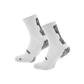 Weiß-Schwarz - Front - Precision - Herren-Damen Unisex Sportsocken "Origin.0", Anti-Rutsch