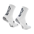 Weiß-Schwarz - Side - Precision - Herren-Damen Unisex Sportsocken "Origin.0", Anti-Rutsch