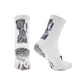 Weiß-Schwarz - Lifestyle - Precision - Herren-Damen Unisex Sportsocken "Origin.0", Anti-Rutsch