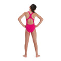 Pink - Back - Speedo - "Medalist" Badeanzug für Mädchen