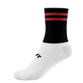 Schwarz-Rot-Weiß - Front - McKeever - "Pro" Socken für Herren-Damen Unisex