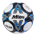 Weiß-Schwarz-Blau - Front - Mitre - "Delta One" Fußball