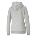 Grau - Back - Puma - Hoodie mit durchgehendem Reißverschluss für Damen