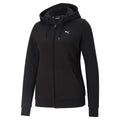 Schwarz - Front - Puma - Hoodie mit durchgehendem Reißverschluss für Damen