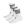 Weiß - Front - Adidas - Socken für Herren-Damen Unisex(3er-Pack)