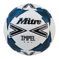 Weiß-Schwarz-Petrol - Front - Mitre - "Impel One" Fußball