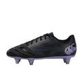 Schwarz-Violett - Lifestyle - Canterbury - Kinder Rugby-Stiefel für weichen Boden "Phoenix Genesis Team"