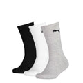 Schwarz-Weiß-Grau - Back - Puma - Socken für Kinder(3er-Pack)