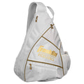 Weiß-Gold - Front - Franklin - Pickleball Sling Rucksack, Logo