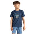 Dunkel-Jeansblau - Lifestyle - Dare 2B - "Amuse II" T-Shirt für Kinder