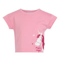 Süßes Rosa - Front - Regatta - "Animal" T-Shirt für Kinder