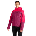 Beeren Pink -Neon-Pink - Lifestyle - Dare 2B - "Mountain Series" Jacke, wasserfest für Damen