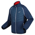 Dunkel-Jeansblau-Marineblau-Leuchtend Rot - Side - Regatta - "Steren II" Hybridjacke für Herren